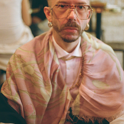 Paris Flower Scarf